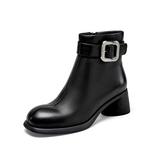 YEARCON Женские ботинки Ecru/Black - фото 3