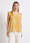 Блуза Street One GEMUSTERTES, Gelb/Yellow - фото