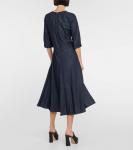 Джинсовое платье миди Valery 'S MAX MARA, синий - фото 3