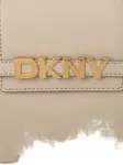 Сумка на плечо с логотипом Dkny, бежевый - фото 4