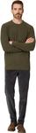 Свитер Faherty Jackson Crew Sweater, цвет Olive Heather 1 - фото 4