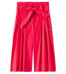 Брюки из хлопкового поплина Monnalisa, Rossa - фото