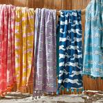 Пляжное полотенце с леопардовым принтом Matouk - фото 4