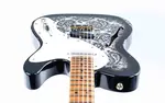 Fender Custom Shop 50-х Телекастер Thinline Черный Пейсли Релик - фото 14