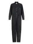 Комбинезон с карманами ISABEL MARANT, черный - фото