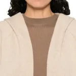 Кардиган с капюшоном Maxmara, бежевый - фото 6