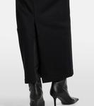 Шерстяное макси-платье с драпировкой Entire Studios, Black - фото 5