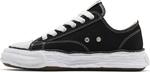 Кроссовки Maison Mihara Yasuhiro Peterson 23 OG Sole Canvas Low 'Black White', черный - фото 3