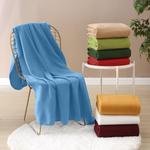 Флисовое одеяло wometo, 130x160 см, синий - фото 2