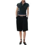 Поло с эффектом многослойности Alexander Wang, синий - фото 2