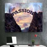 Картина на холсте Hustling Sharks Passion, синий - фото 2