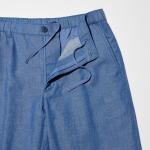 Брюки UNIQLO uniqlo u широкие, темно-синий - фото 6