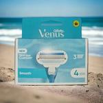 Стержни для бритв, 4 шт. Gillette Venus Smooth - фото 2