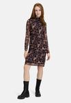 Платье Cartoon MIT KRAGEN, Apricot Black/Brown - фото 2
