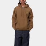 Худи с карманом-мешочком Carhartt WIP, темно-коричневый - фото 6