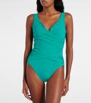 Драпированный купальник Karla Colletto, Sea - фото 2