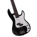 Басс гитара Glarry Black GP Electric Bass Guitar - фото 3