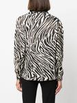 LIU JO рубашка с зебровым принтом, черный - фото 4