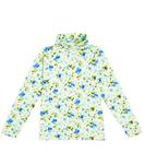 Водолазка tyla из смесового хлопка с цветочным принтом Morley, зеленый - фото