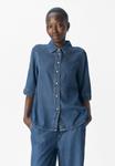 Блуза Object Button-down blouse, Dark Blue Denim/Dark-Blue Denim - фото