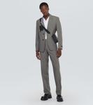 Узкие брюки из мохера Prada, Grigio - фото 2