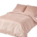 Постельное белье Homescapes бежевый, 155/220 см - фото