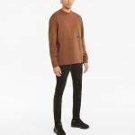 Свитер winterized crew logo 'tan' Puma, бежевый - фото 3