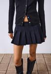Юбка Bershka PLEAT, Black - фото
