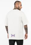 Футболка с принтом Oversize Tapout, цвет white lilac - фото 3