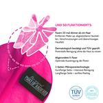 Салфетка для ластика MakeUp розовая 1 шт. Der original MakeUp Radierer - фото 3