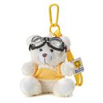 Bowl Белый пилот медвежонок плюшевый кулон высота 11см - фото 9