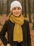 Шарф COLLEZIONE ALESSANDRO Warm, горчица - фото 2