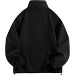 Воин Бархатное прикосновение Пальто Унисекс, Тёмно-синий - фото 3