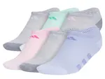 Носки Athletic Cushioned Kids' No Show Socks - 6 Pack Adidas, цвет multicolor - фото