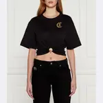 Укороченная блузка Just Cavalli, черный - фото