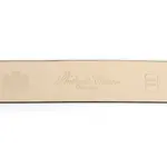 Кожаный ремень Anthoni Crown с тиснением в виде гольфа, черный - фото 2