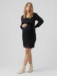 Платье MAMALICIOUS Mivana, черный - фото 4
