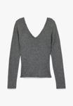 Топ Koton Long sleeved top, Anthracite - фото