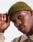Мини-шапка-бини в стиле рыбалки ASOS DESIGN цвета хаки - фото 2