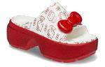 Тапочки x hello kitty stomp slides '50th anniversary' Crocs, белый - фото 2