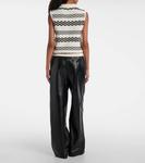 Хлопковый жилет Loewe, Black/White - фото 3