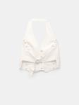 Топ Pull&Bear Pull&Bear , Cream - фото 3