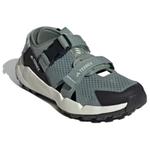 Terrex Hydroterra At Sandals Серебристо-зеленый Core Черный Кристалл Нефрит Adidas - фото 3