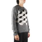 Свитер мужской серый Moncler - фото 5