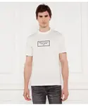 Футболка Regular fit Armani Exchange, бежевый - фото