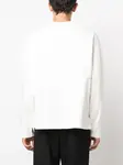 Толстовка с логотипом JIL SANDER, белый - фото 4