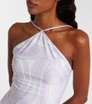 Купальник Marmo с бретелями-хомутом Pucci, Lavander - фото 4