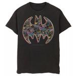 Мужская футболка с логотипом Batman Neon Comics DC Comics, черный - фото