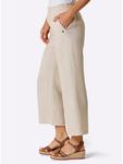 Льняные брюки песочного меланжа creation L - фото 13