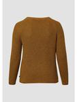 Вязаный свитер в цвете 85W0_caramel QS - фото 3